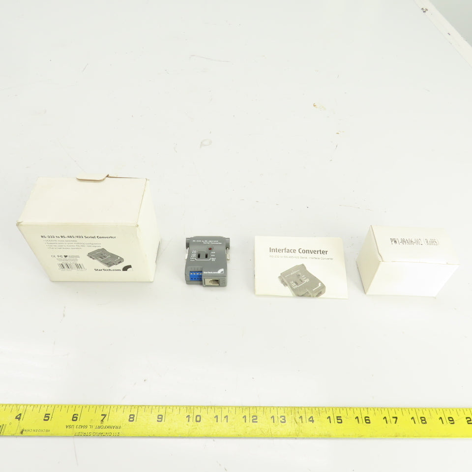 Star Tech RS-232 to RS-485/422 Serial Interface Converter W/PW1-09A06-002