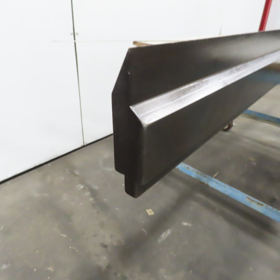 96-1/8" Press Brake 30° Forming Angle Die Block  4-1/4" Ht x 1-1/8" Thick