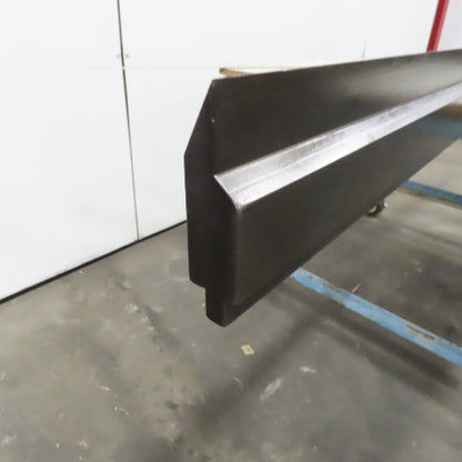 96-1/8" Press Brake 30° Forming Angle Die Block  4-1/4" Ht x 1-1/8" Thick