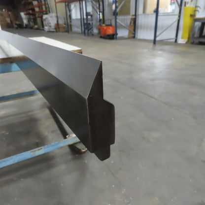 96-1/8" Press Brake 30° Forming Angle Die Block  4-1/4" Ht x 1-1/8" Thick