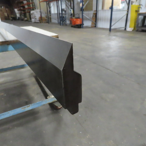 96-1/8" Press Brake 30° Forming Angle Die Block  4-1/4" Ht x 1-1/8" Thick