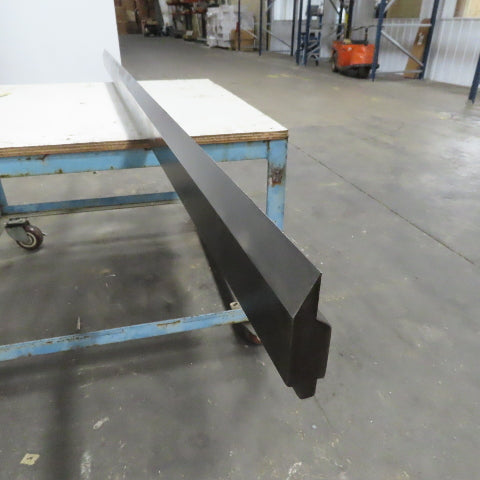 96-1/8" Press Brake 30° Forming Angle Die Block  4-1/4" Ht x 1-1/8" Thick