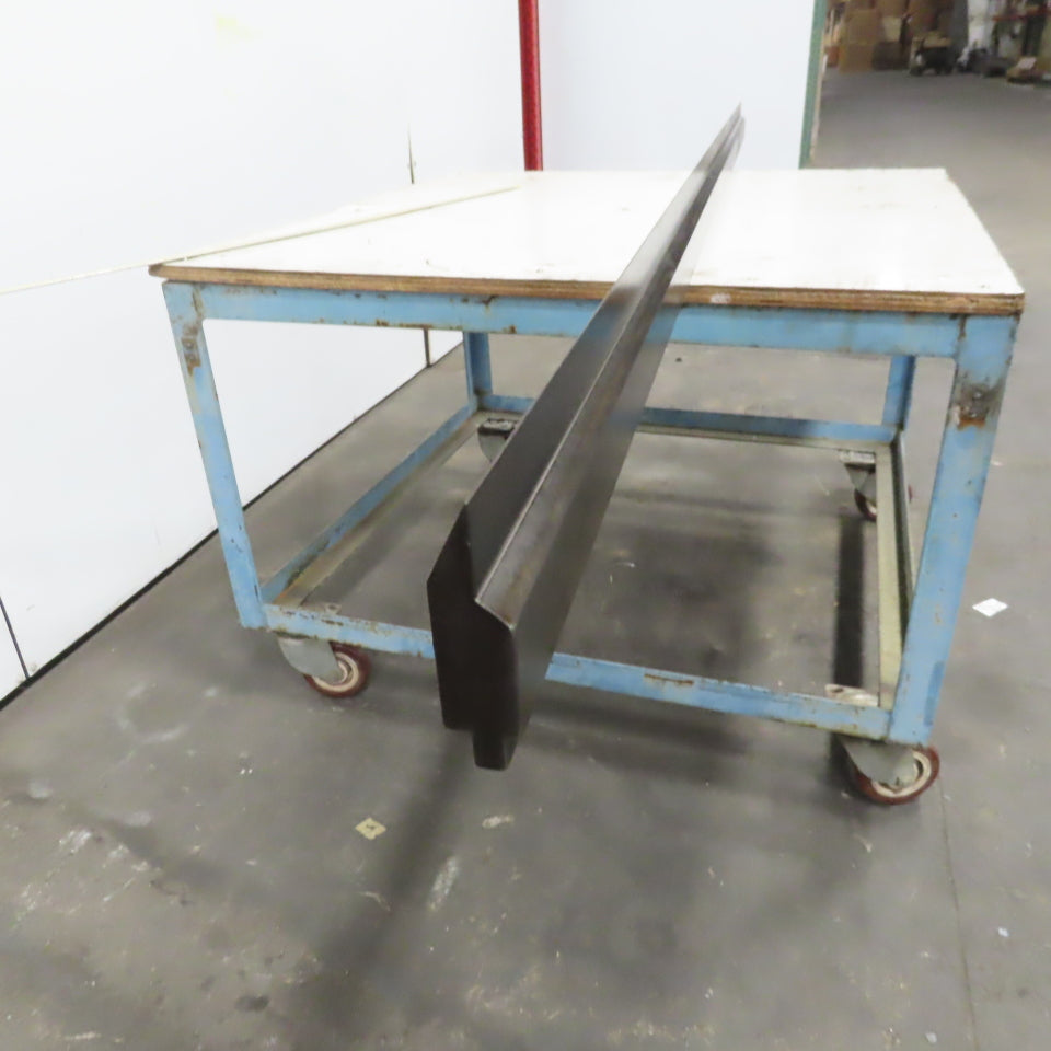 96-1/8" Press Brake 30° Forming Angle Die Block  4-1/4" Ht x 1-1/8" Thick