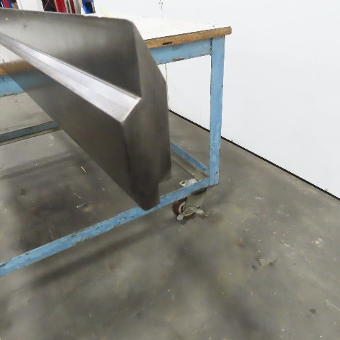 96-1/8" Press Brake 30° Forming Angle Die Block  4-1/4" Ht x 1-1/8" Thick