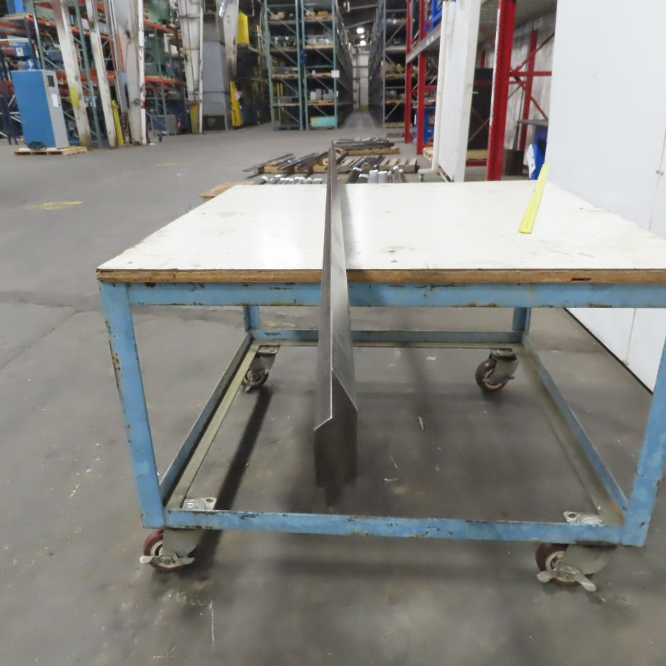 96-1/8" Press Brake 30° Forming Angle Die Block  4-1/4" Ht x 1-1/8" Thick