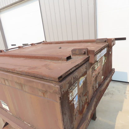 McClain Stationary Trash Compactor W/10 Cubic Yard Dumpster 200/400V 3Ph