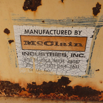 McClain Stationary Trash Compactor W/10 Cubic Yard Dumpster 200/400V 3Ph