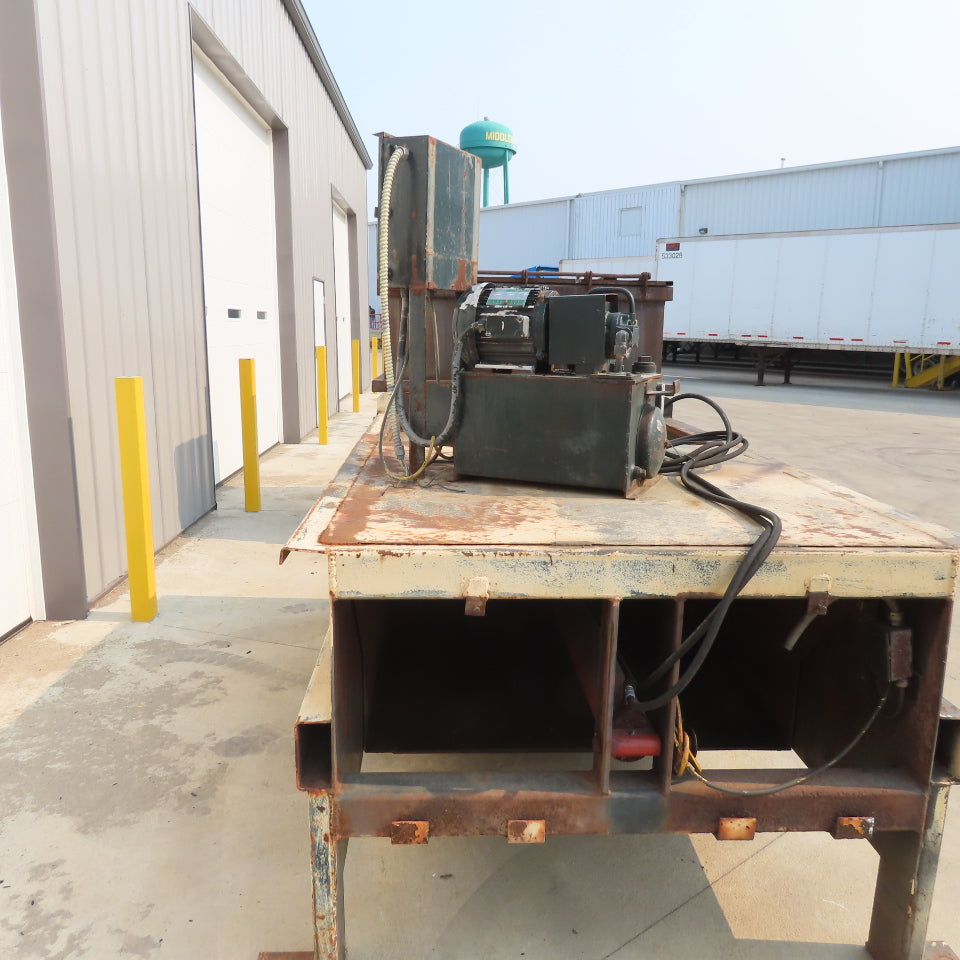 McClain Stationary Trash Compactor W/10 Cubic Yard Dumpster 200/400V 3Ph