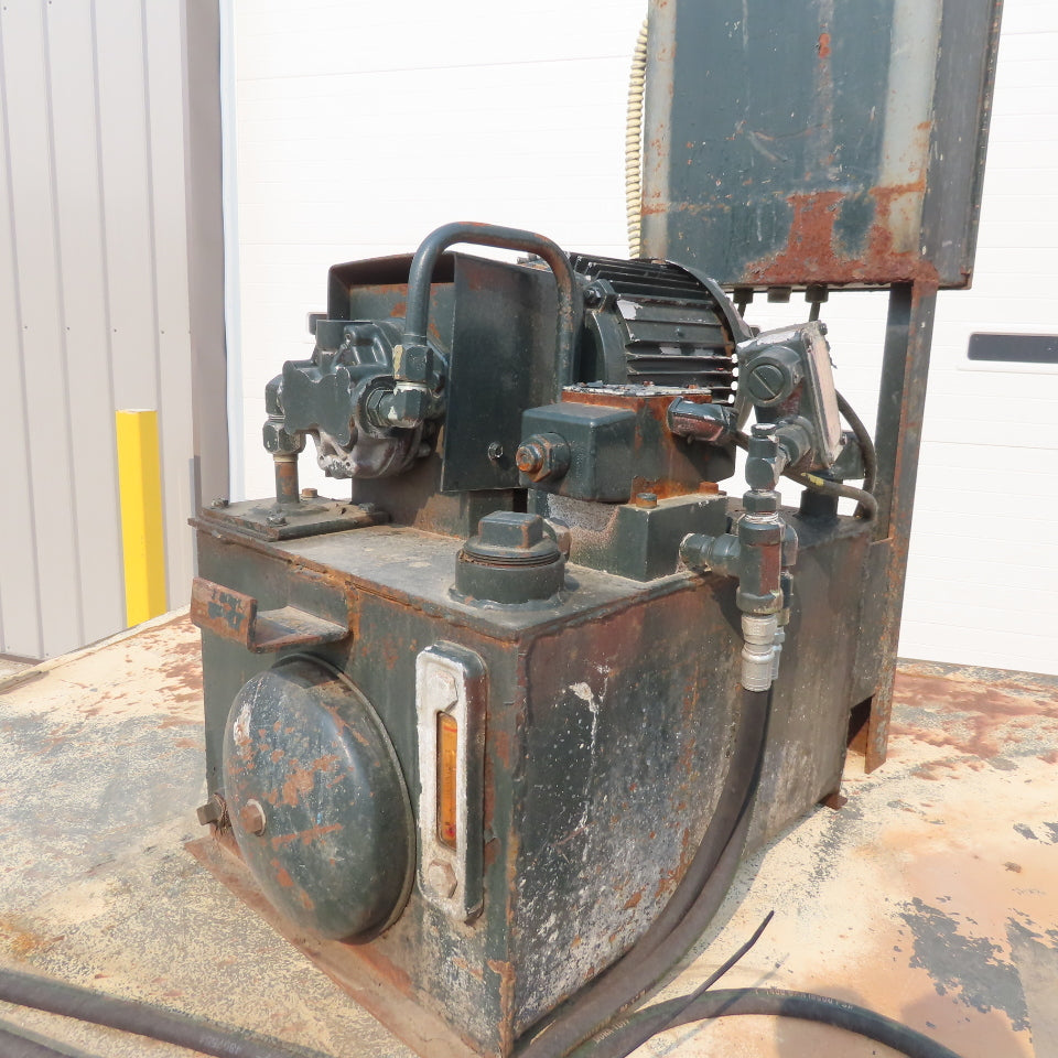 McClain Stationary Trash Compactor W/10 Cubic Yard Dumpster 200/400V 3Ph