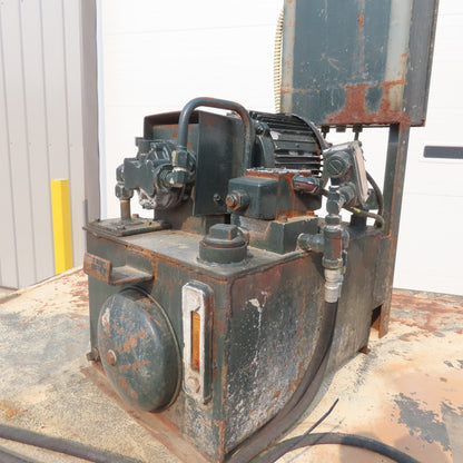 McClain Stationary Trash Compactor W/10 Cubic Yard Dumpster 200/400V 3Ph