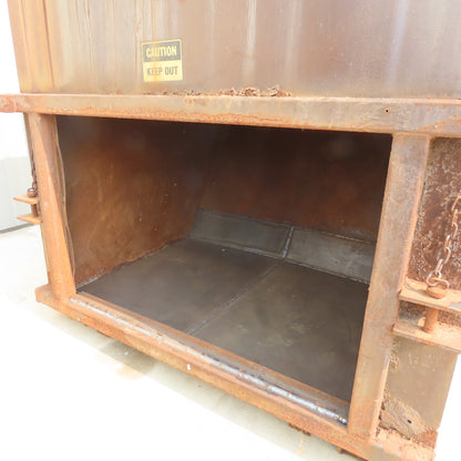 McClain Stationary Trash Compactor W/10 Cubic Yard Dumpster 200/400V 3Ph