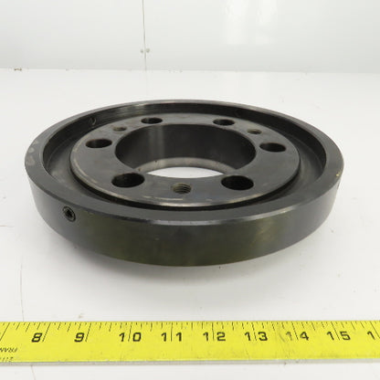Forkardt E5260AW01 Lathe Adapter Back Plate Scroll Cover 133mm Center 285mm OD