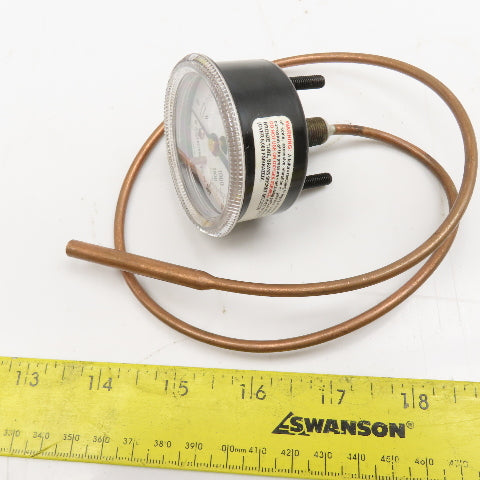 Ashcroft 0-160 PSI Remote Mounted Pressure Gauge 24" Probe