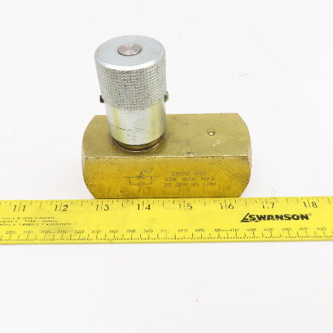 DMIC FC1M-0750N 3/4" Hydraulic Flow Control Valve 2000PSI 25GPM