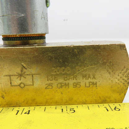 DMIC FC1M-0750N 3/4" Hydraulic Flow Control Valve 2000PSI 25GPM