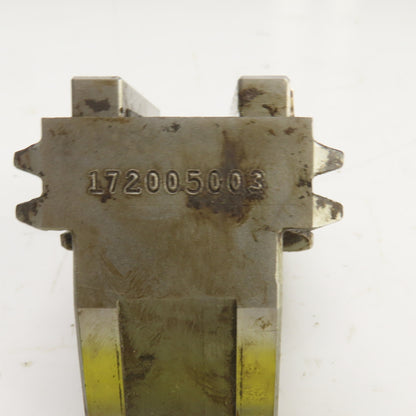 Forkardt 172005003 Wedge Style Lathe Chuck Jaw From A Model 3QLC/250 K