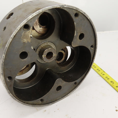 Forkardt UBL-12851-B Woodworth 10" 3 Jaw Chuck W/Modified Plate Parts/Repair