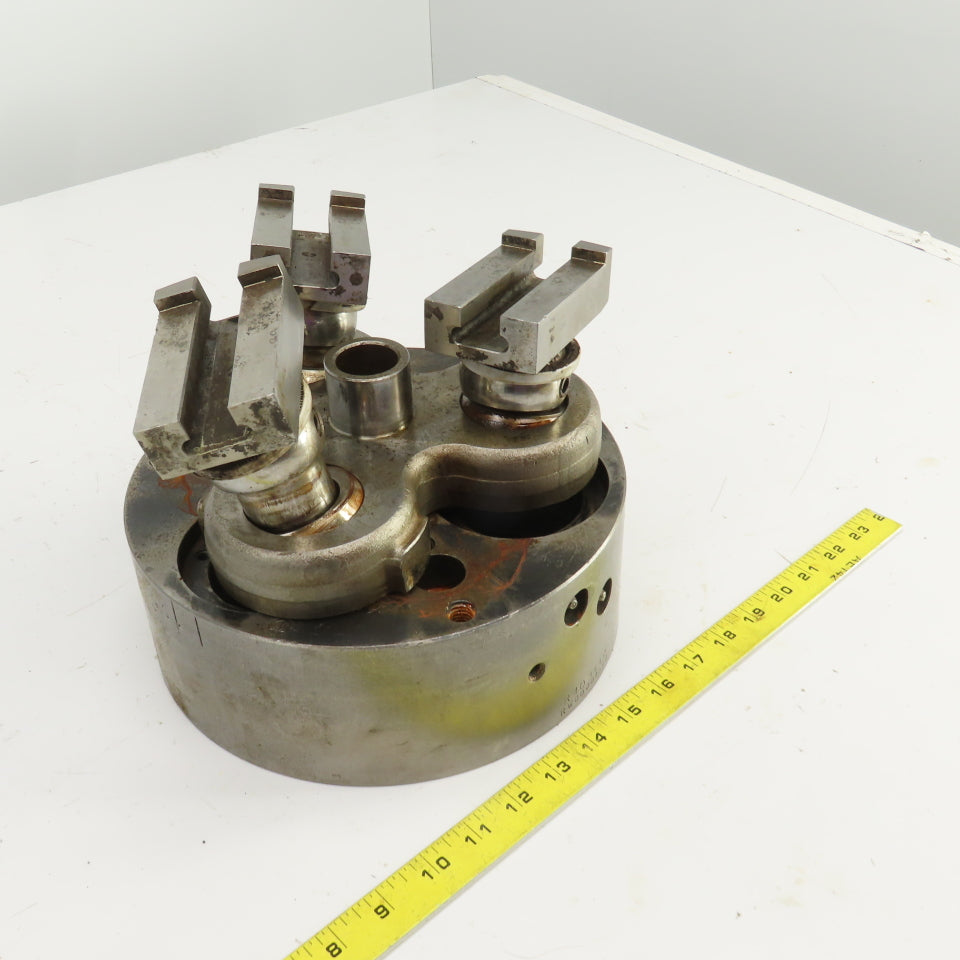 Forkardt UBL-12851-B Woodworth 10" 3 Jaw Chuck W/Modified Plate Parts/Repair