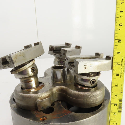 Forkardt UBL-12851-B Woodworth 10" 3 Jaw Chuck W/Modified Plate Parts/Repair