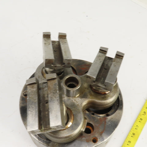 Forkardt UBL-12851-B Woodworth 10" 3 Jaw Chuck W/Modified Plate Parts/Repair