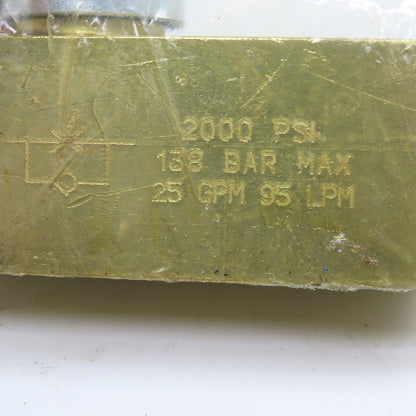 DMIC FC1M-0750N 3/4" Hydraulic Flow Control Valve 2000PSI 25GPM