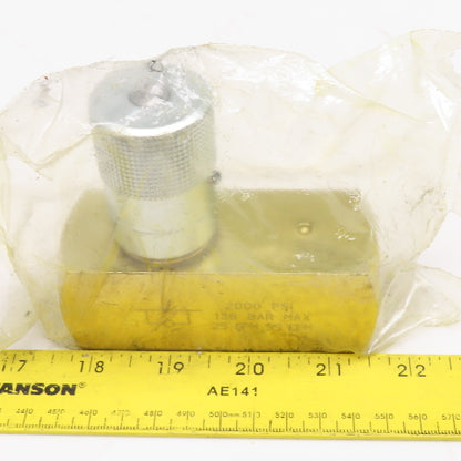 DMIC FC1M-0750N 3/4" Hydraulic Flow Control Valve 2000PSI 25GPM