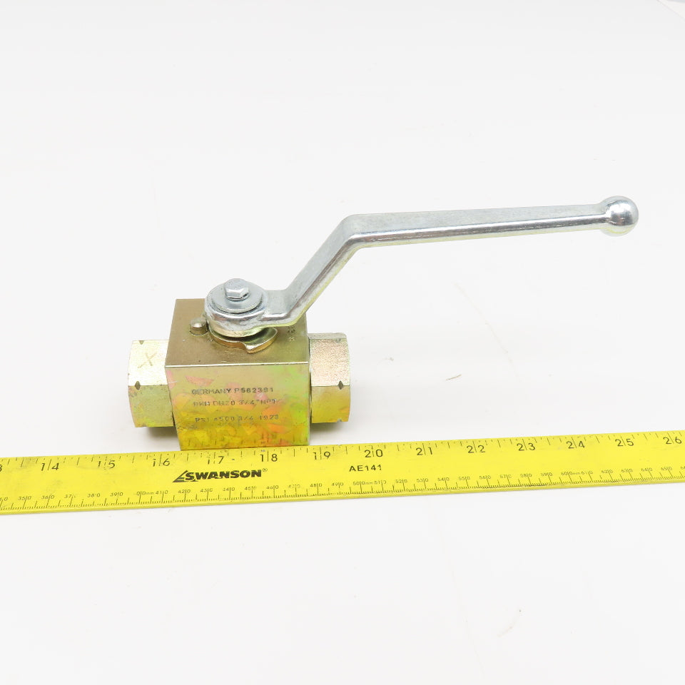 BKH DN20 Donaldson Replacement 3/4" Hydraulic Ball Valve 4500 PSI