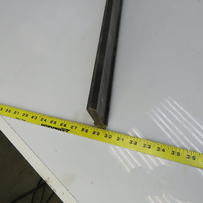 34-1/8" Press Brake 90° Forming Angle Die Block 1/2" Tang 4-5/8"Ht. 7/8" Thick