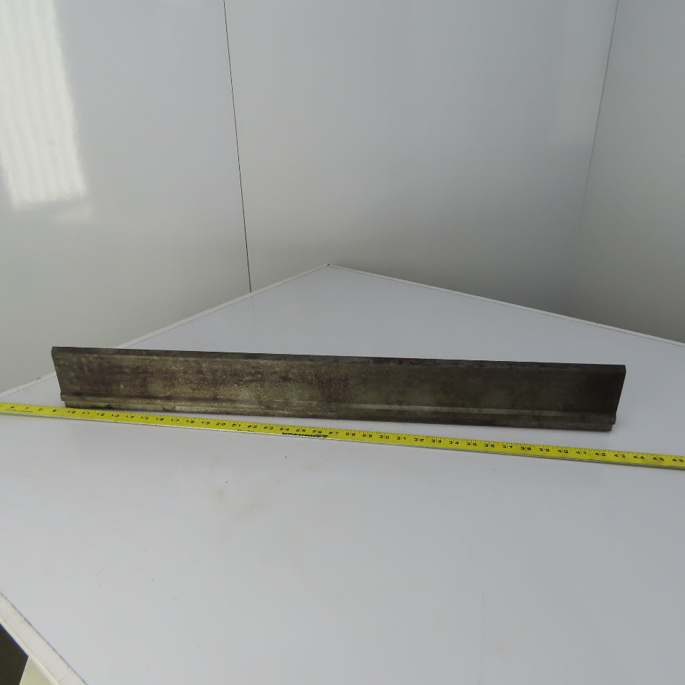 34-1/8" Press Brake 90° Forming Angle Die Block 1/2" Tang 4-5/8"Ht. 7/8" Thick