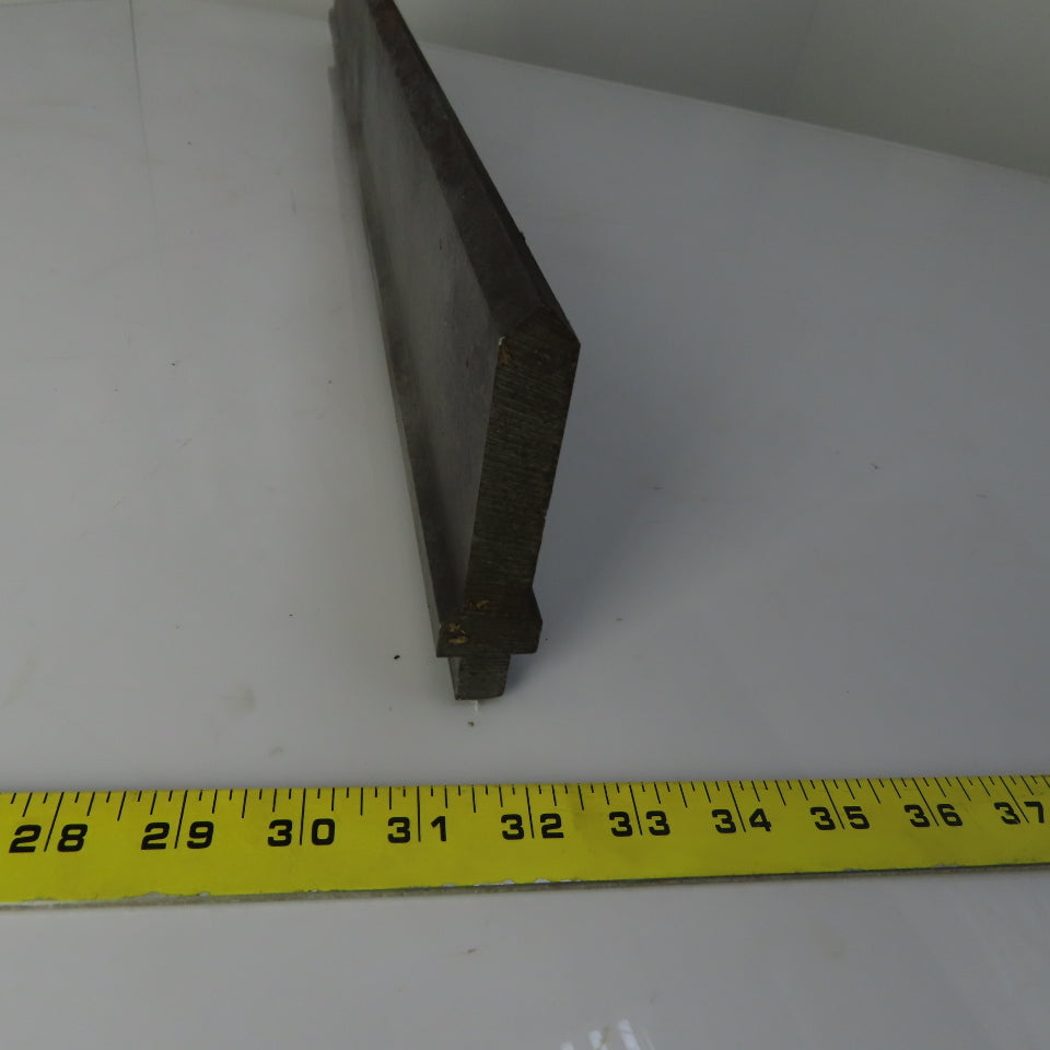 34-1/8" Press Brake 90° Forming Angle Die Block 1/2" Tang 4-5/8"Ht. 7/8" Thick