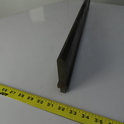 34-1/8" Press Brake 90° Forming Angle Die Block 1/2" Tang 4-5/8"Ht. 7/8" Thick