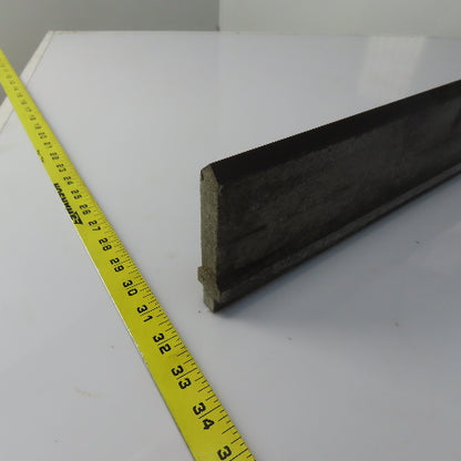 34-1/8" Press Brake 90° Forming Angle Die Block 1/2" Tang 4-5/8"Ht. 7/8" Thick