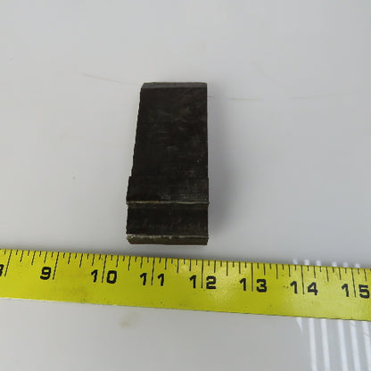1-5/8" Press Brake 90° Forming Angle Die Block 1/2" Tang 4-1/4"Ht. 3/4" Thick