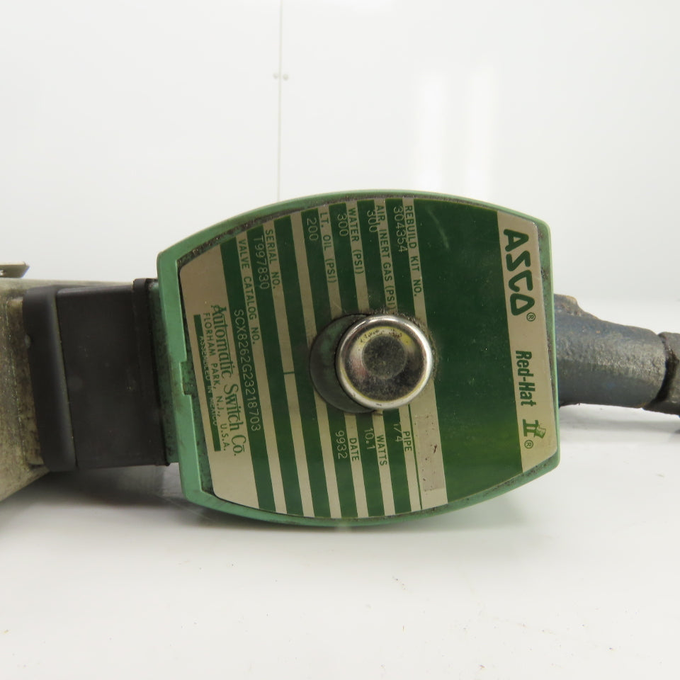 Asco SCX8262G Solenoid Valve 120V 300PSI W/Danfoss ET20M Timer Parts/Repair
