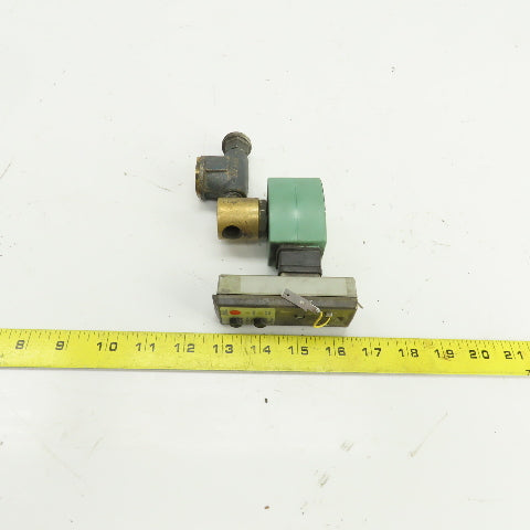 Asco SCX8262G Solenoid Valve 120V 300PSI W/Danfoss ET20M Timer Parts/Repair