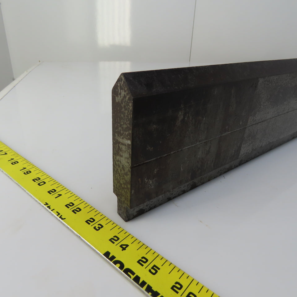 23-7/8" Press Brake 90° Forming Angle Die Block 1/2" Tang 4-1/4"Ht. 7/8" Thick