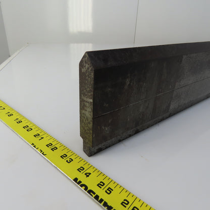 23-7/8" Press Brake 90° Forming Angle Die Block 1/2" Tang 4-1/4"Ht. 7/8" Thick