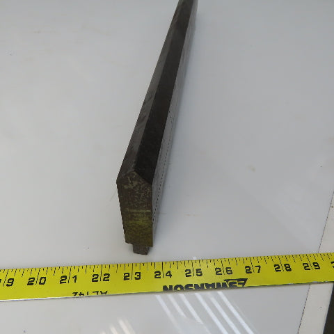 23-7/8" Press Brake 90° Forming Angle Die Block 1/2" Tang 4-1/4"Ht. 7/8" Thick