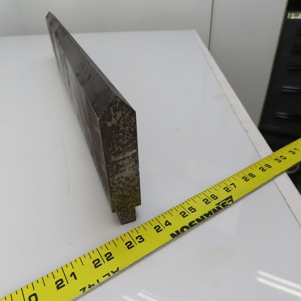 23-7/8" Press Brake 90° Forming Angle Die Block 1/2" Tang 4-1/4"Ht. 7/8" Thick