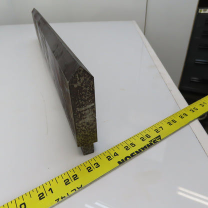 23-7/8" Press Brake 90° Forming Angle Die Block 1/2" Tang 4-1/4"Ht. 7/8" Thick