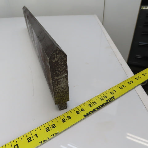 23-7/8" Press Brake 90° Forming Angle Die Block 1/2" Tang 4-1/4"Ht. 7/8" Thick