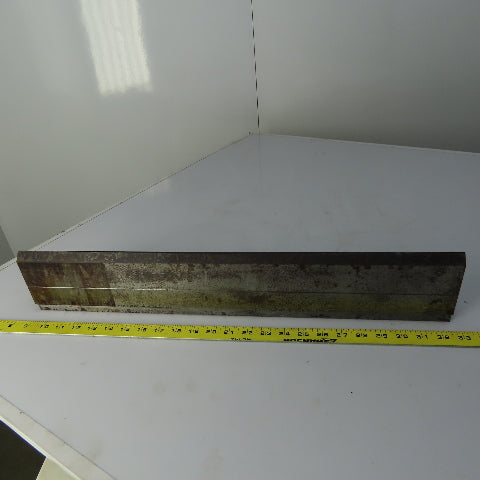 23-7/8" Press Brake 90° Forming Angle Die Block 1/2" Tang 4-1/4"Ht. 7/8" Thick