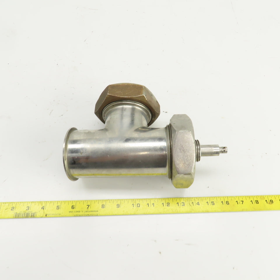 Stainless Steel 2 Way Diverter Valve 3-1/2" Flared Connections