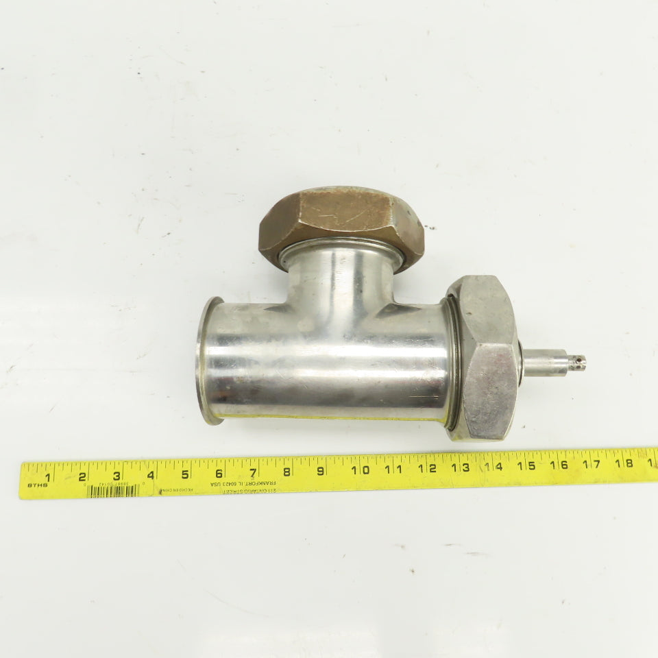 Stainless Steel 2 Way Diverter Valve 3-1/2" Flared Connections
