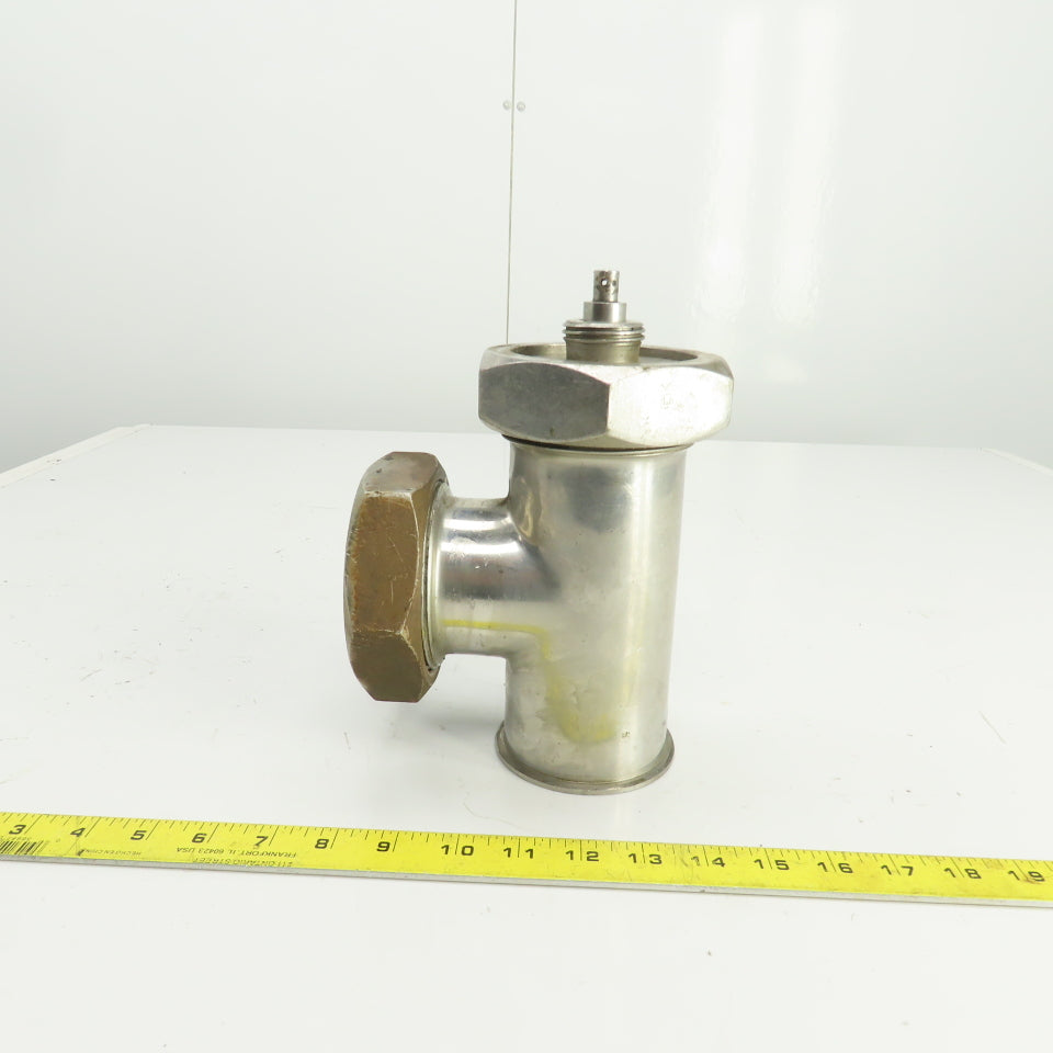Stainless Steel 2 Way Diverter Valve 3-1/2" Flared Connections