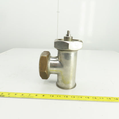 Stainless Steel 2 Way Diverter Valve 3-1/2" Flared Connections