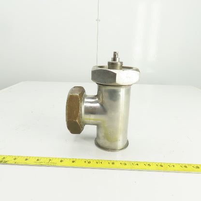 Stainless Steel 2 Way Diverter Valve 3-1/2" Flared Connections