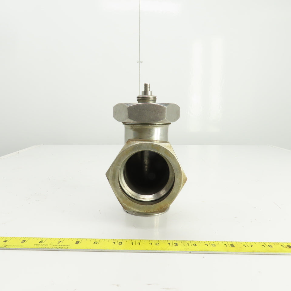 Stainless Steel 2 Way Diverter Valve 3-1/2" Flared Connections