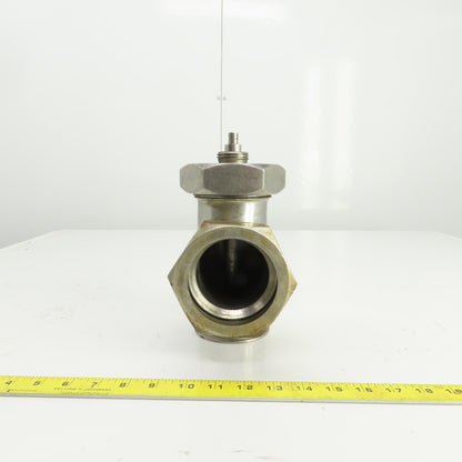 Stainless Steel 2 Way Diverter Valve 3-1/2" Flared Connections