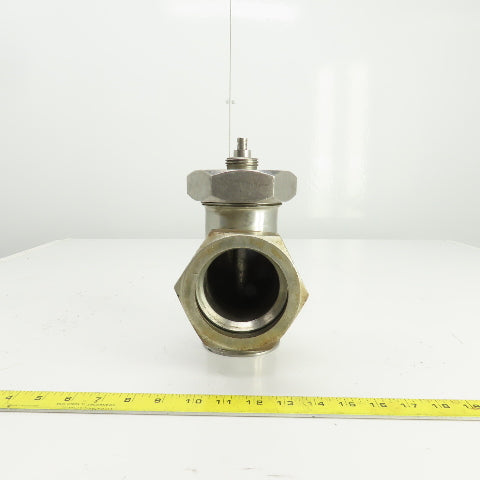 Stainless Steel 2 Way Diverter Valve 3-1/2" Flared Connections